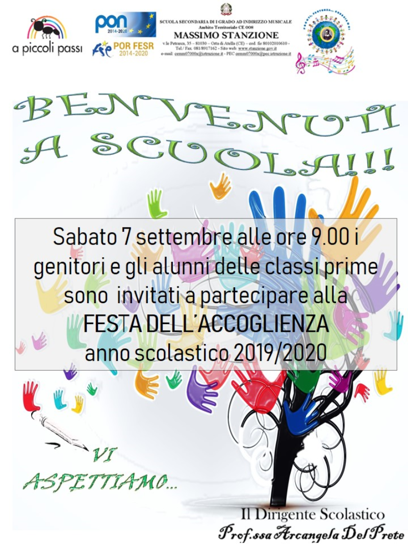 Festa dell'accoglienza 2019/2020